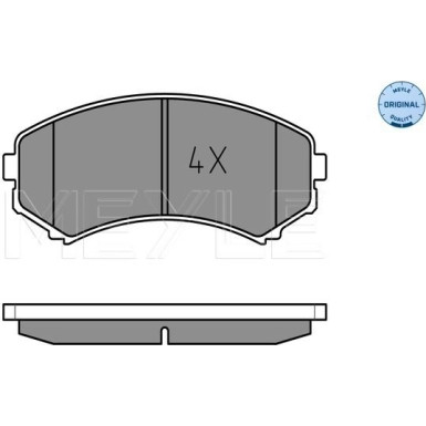 Meyle | Bremsbelagsatz, Scheibenbremse | 025 234 8816/W