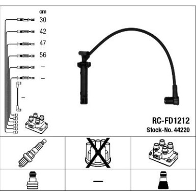 NGK | Zündleitungssatz | 44220