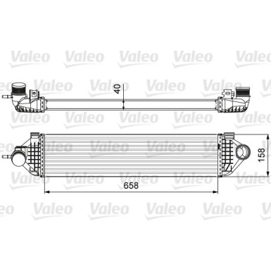 Valeo | Ladeluftkühler | 818600