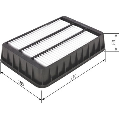 BOSCH F 026 400 200 Luftfilter