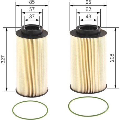 BOSCH | Kraftstofffilter | F 026 402 146