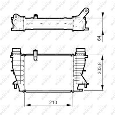 NRF | Ladeluftkühler | 30507