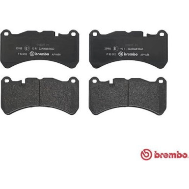 Brembo | Bremsbelagsatz, Scheibenbremse | P 50 092