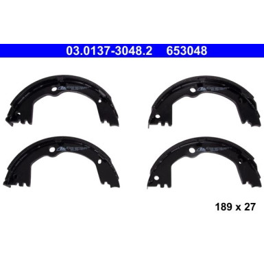 ATE | Bremsbackensatz, Feststellbremse | 03.0137-3048.2
