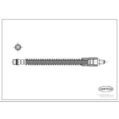 Corteco | Bremsschlauch | 19032565