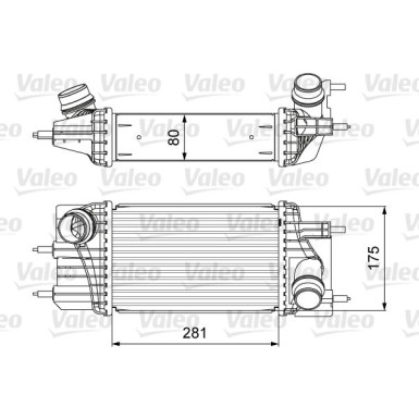 Valeo | Ladeluftkühler | 818666