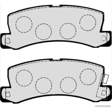 Herth+Buss Jakoparts | Bremsbelagsatz, Scheibenbremse | J3612013