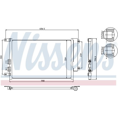 Nissens | Kondensator, Klimaanlage | 94746