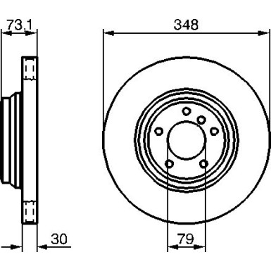 BOSCH | Bremsscheibe | 0 986 479 265