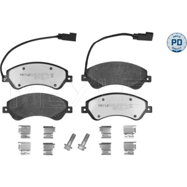 Meyle | Bremsbelagsatz, Scheibenbremse | 025 244 8518/PD