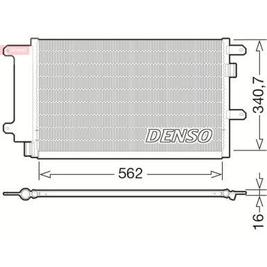 Denso | Kondensator, Klimaanlage | DCN12003