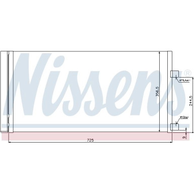 Nissens | Kondensator, Klimaanlage | 940034