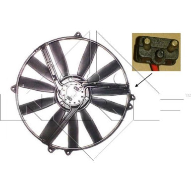 NRF | Lüfter, Motorkühlung | 47300