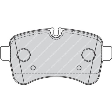 Ferodo | Bremsbelagsatz, Scheibenbremse | FVR4037