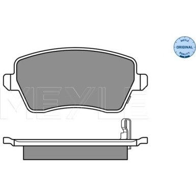 Meyle | Bremsbelagsatz, Scheibenbremse | 025 244 0317/W