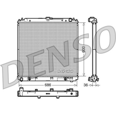 Denso | Kühler, Motorkühlung | DRM46032