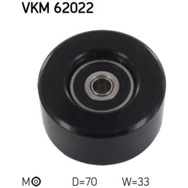 SKF | Spannrolle, Keilrippenriemen | VKM 62022