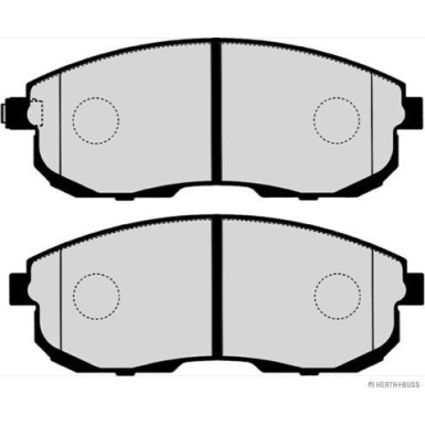 Herth+Buss Jakoparts | Bremsbelagsatz, Scheibenbremse | J3608033