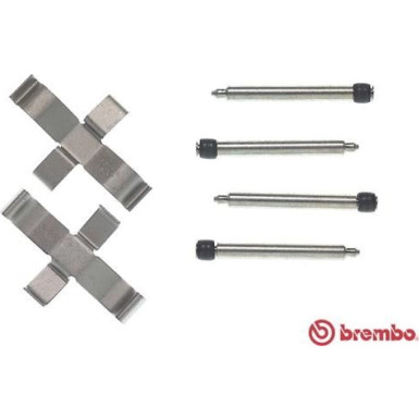 Brembo | Zubehörsatz, Scheibenbremsbelag | A 02 269