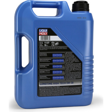 LIQUI MOLY 1137 Longtime High Tech 5W-30 Motoröl, 5L