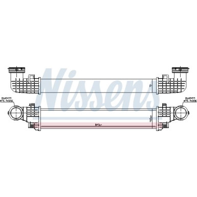 Nissens | Ladeluftkühler | 96434
