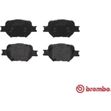 Brembo | Bremsbelagsatz, Scheibenbremse | P 83 054