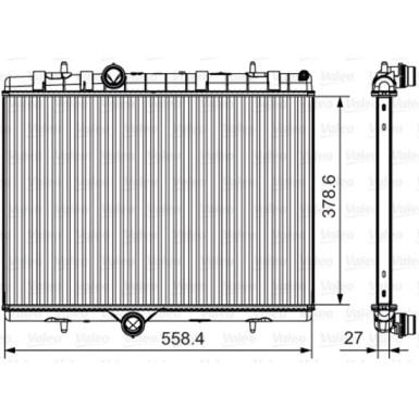 Valeo | Kühler, Motorkühlung | 735630