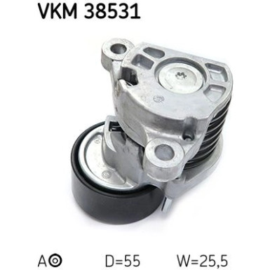 SKF | Spannrolle, Keilrippenriemen | VKM 38531