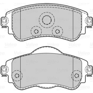 Valeo | Bremsbelagsatz, Scheibenbremse | 302341