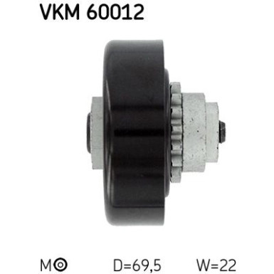 SKF | Spannrolle, Keilrippenriemen | VKM 60012