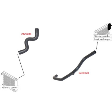 Metzger | Kühlerschlauch | 2420028
