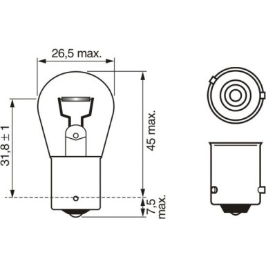 BOSCH | Glühlampe | 1 987 301 018