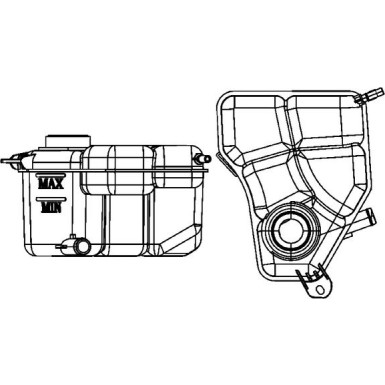 Mahle | Ausgleichsbehälter, Kühlmittel | CRT 133 000S