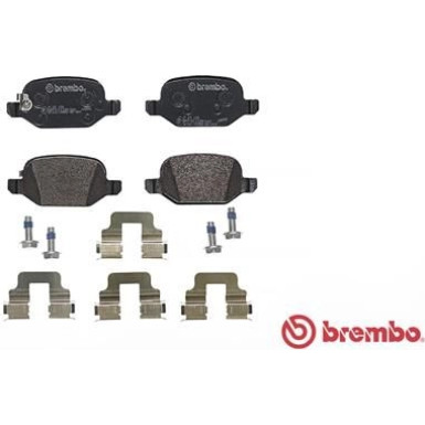 Brembo | Bremsbelagsatz, Scheibenbremse | P 23 150