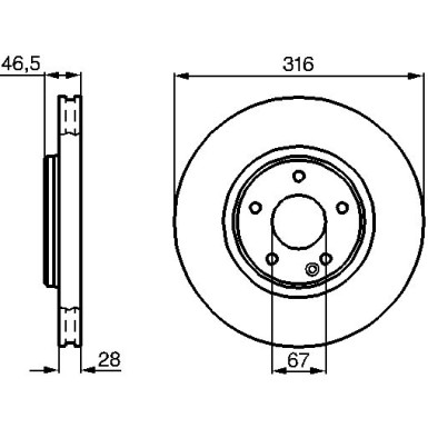 BOSCH | Bremsscheibe | 0 986 478 625