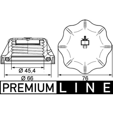 Mahle | Verschlussdeckel, Kühlmittelbehälter | CRB 20 000P