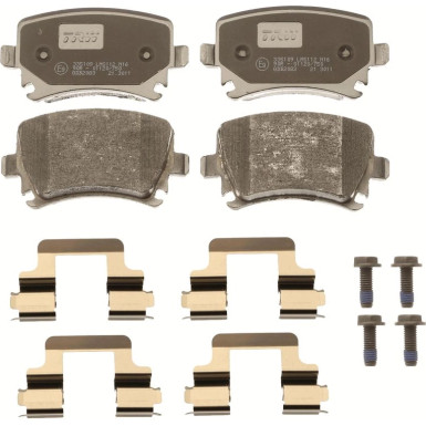 TRW | Bremsbelagsatz, Scheibenbremse | GDB2083