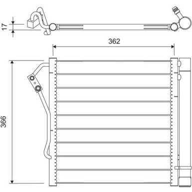 Valeo | Kondensator, Klimaanlage | 817801