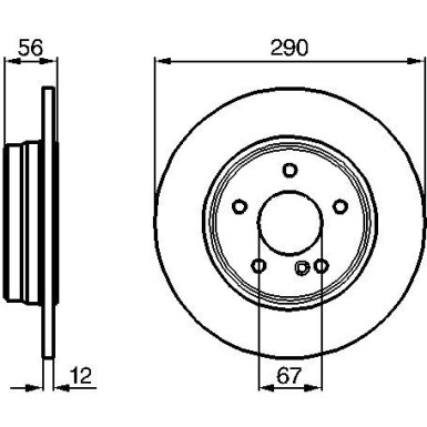 BOSCH | Bremsscheibe | 0 986 478 899