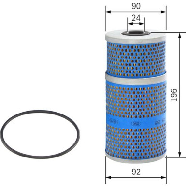 BOSCH 1 457 429 265 Ölfilter