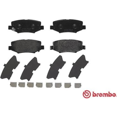 Brembo | Bremsbelagsatz, Scheibenbremse | P 18 024