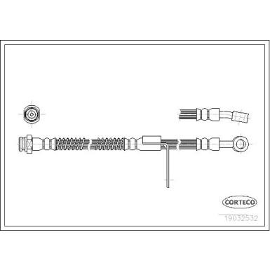Corteco | Bremsschlauch | 19032532