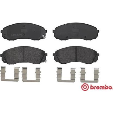 Brembo | Bremsbelagsatz, Scheibenbremse | P 30 041