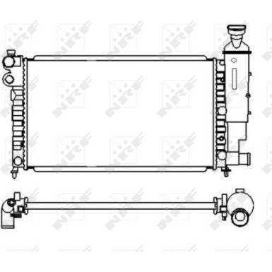 NRF | Kühler, Motorkühlung | 58920