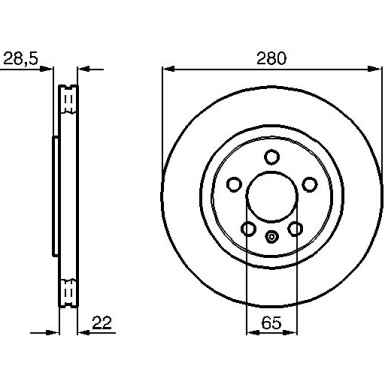 BOSCH | Bremsscheibe | 0 986 478 542