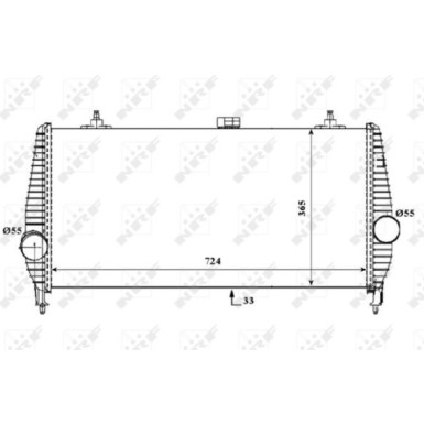 NRF | Ladeluftkühler | 30194