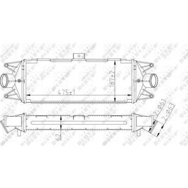 NRF | Ladeluftkühler | 30879