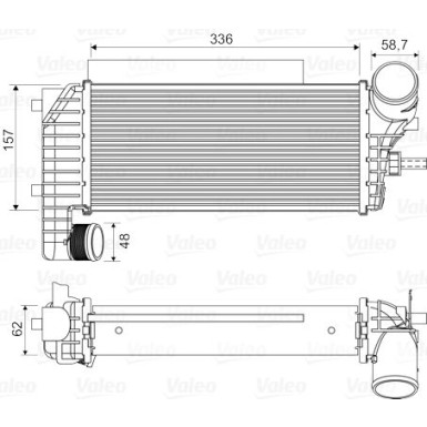 Valeo | Ladeluftkühler | 818604