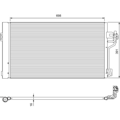 Valeo | Kondensator, Klimaanlage | 814391