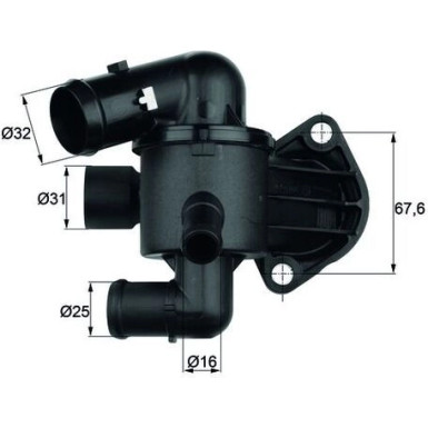 Mahle | Thermostat, Kühlmittel | TI 33 87